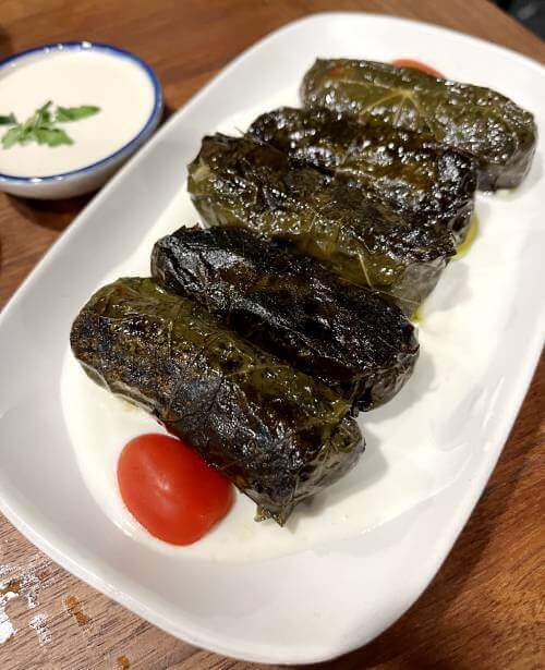 清邁中東地中海以色列食物：葡萄葉包飯（Dolma）