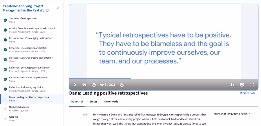 吉莉數位｜Lucky Nomads-專案回顧會議中處理負面情緒的流程圖，協助團隊聚焦改善