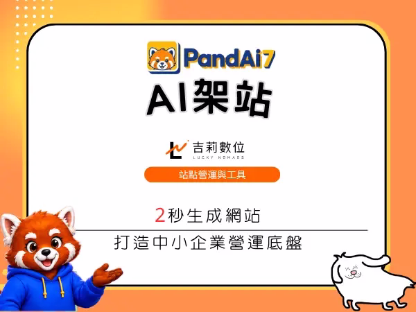 吉莉數位｜Lucky Nomads-PandAi7 中小企業AI一鍵架站-營運底盤與GEO佈局-文章縮圖